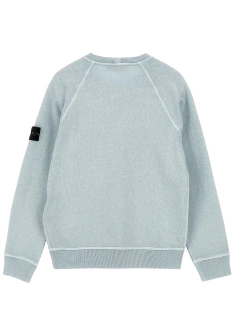 Grey cotton sweatshirt for children Stone Island | K1S166100001/MAGRIGIO